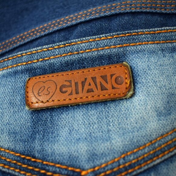 Vintage Gitano High Rise Straight Leg Jeans - Picture 6 of 16